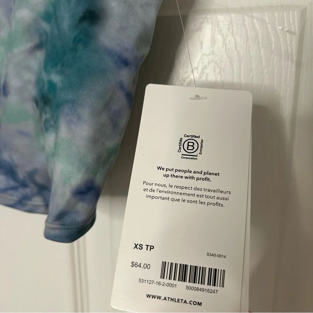 Athleta Conscious Crop Printed Bra